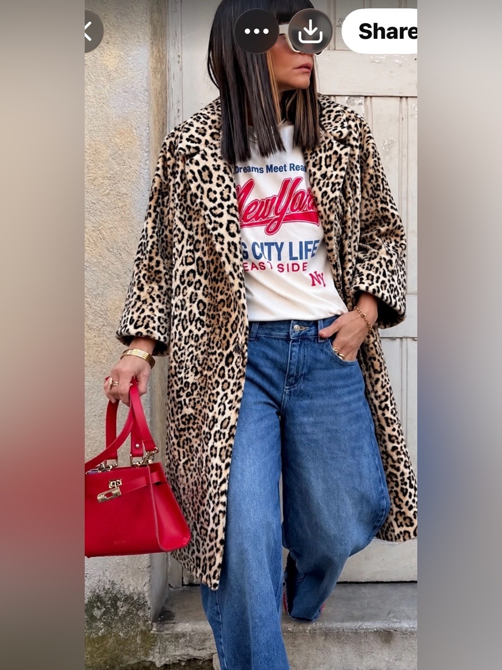 Leopard Print Coat